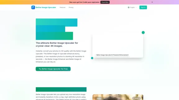 Better Image - KI-Bildvergrößerer Online Kostenlos, Fotos verbessern und unscharfe Bilder schärfen