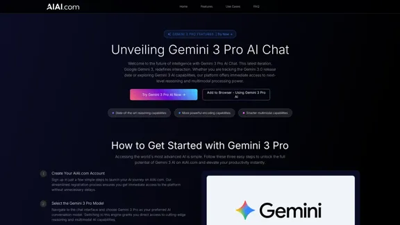 Gemini 3 Pro - Le modèle d'IA Google de nouvelle génération
