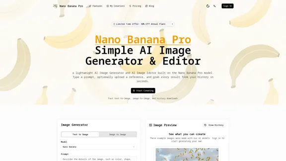 Nano Banana Pro - Gerador e Editor de Imagens com IA