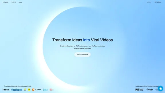 VidiOne - 讓你的短片在一分鐘內變得熱門