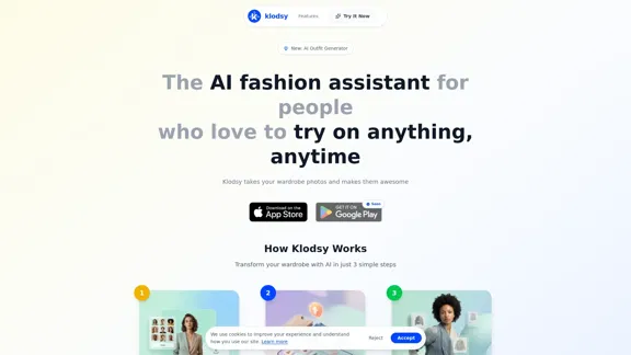 Klodsy - 虛擬試穿應用程式