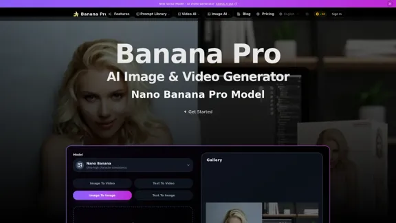 Banana Pro - Créateur d'images et de vidéos AI