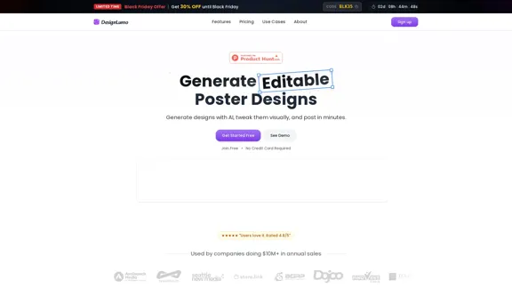 DesignLumo - Diseños de IA para una creación de redes sociales sin esfuerzo
