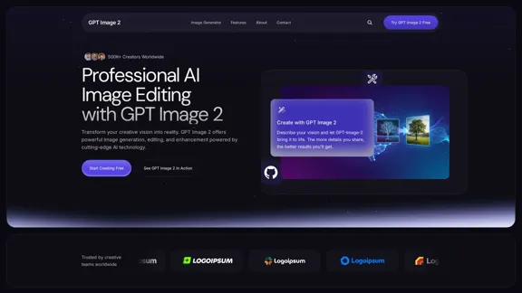 GPT Image 2 - 人工智慧圖像編輯平台