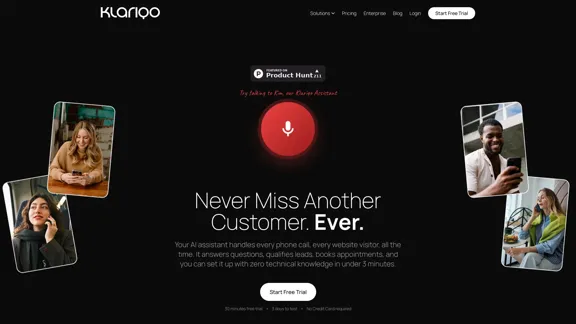 Klariqo - AI電話與網站助手