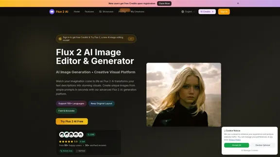 Flux 2 - Editor e Gerador de Imagens com IA