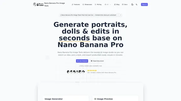 Nano Banana Pro 图像工具 - 最简单的 AI 图像创作工具