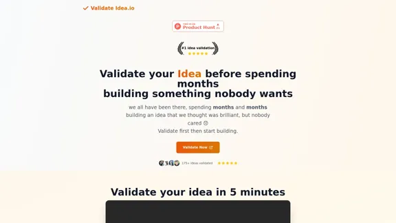 Validate Idea - Testen Sie Ihre Startup-Idee in Tagen, nicht in Monaten