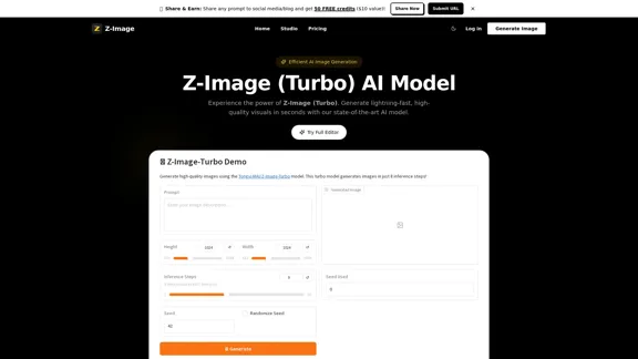 Z-Image-Turbo - Эффективная модель генерации изображений с использованием ИИ