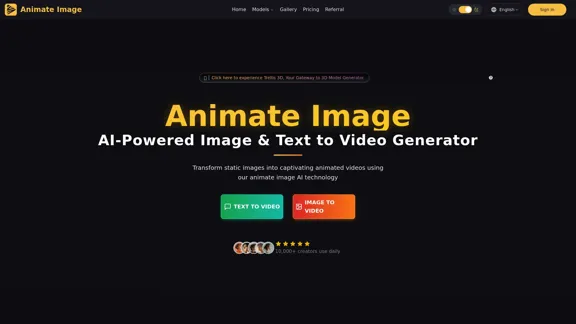 Animate Image AI - Convert Photos and Images into Videos | Free Online