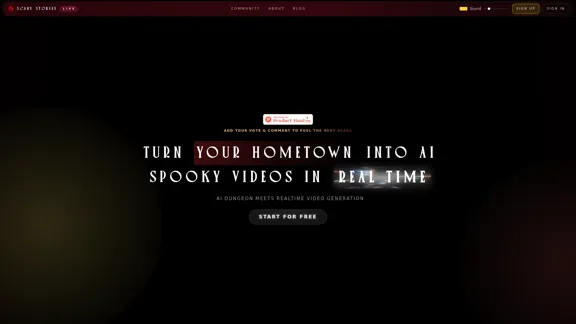 ScaryStories Live - 實時 AI 恐怖視頻生成器