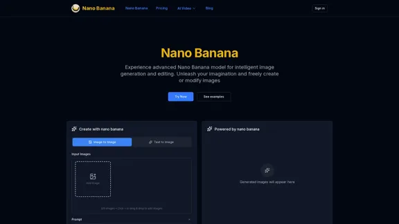 Nano Banana - Advanced AI for Image Generation and Editing