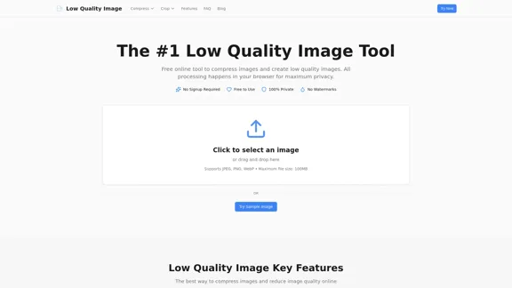 The best tool for Low Quality Image.
