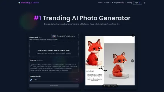 Trending AI Photo - Quickly create viral Gemini AI photos.