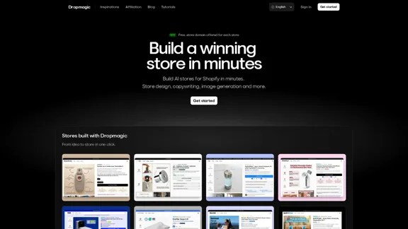 Dropmagic - Créez des magasins AI gagnants en quelques minutes