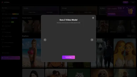 LitVideo - Online-Video-Generator mit mehreren KI-Modellen