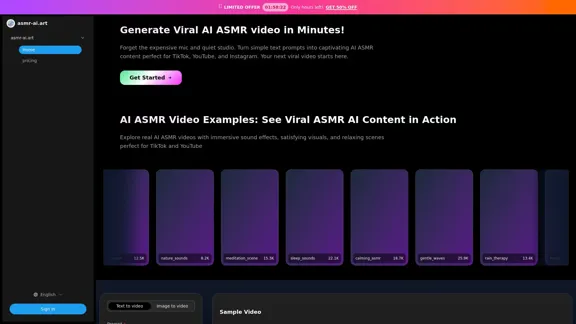 #1 AI ASMR Generator für beruhigende Videos | ASMR-AI.art