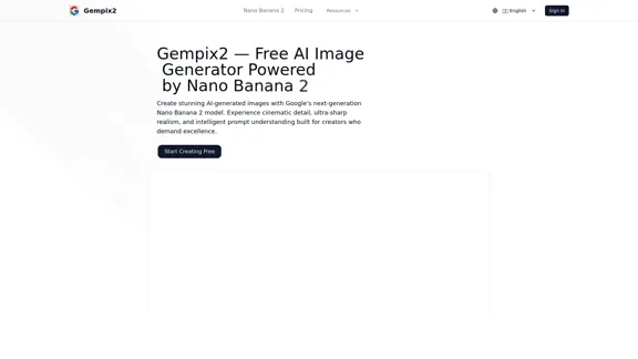 Gempix2 - 免费的AI图像生成器