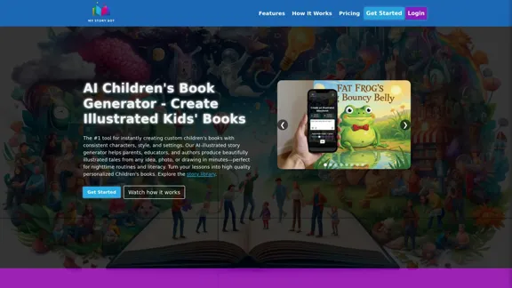 AI Children's Book Generator - Crea e ilustra libros para niños con IA