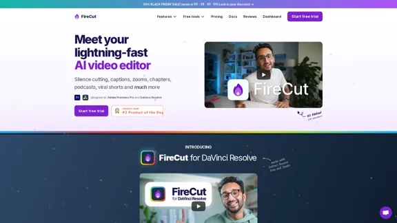 FireCut - Ihr blitzschneller KI-Video-Editor