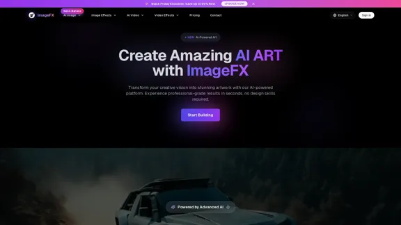 Image FX - 免費的一鍵式 AI 照片編輯器和圖像生成器