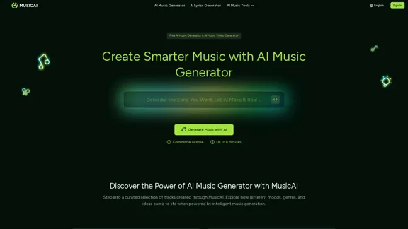 MusicAI - Free AI Music Creator & Music Video Creator