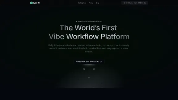 Refly.ai - Flujo de trabajo de Vibe para usuarios no técnicos