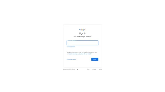 Google Accounts - Log in to use your services