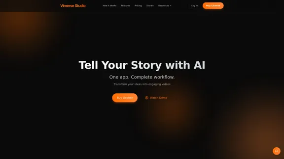 Vimerse Studio - Software de creación de videos con IA