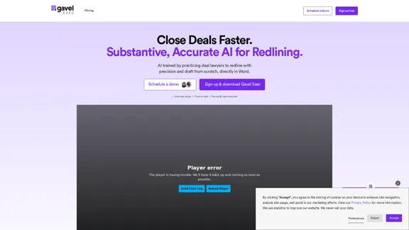 Gavel Exec - Asistente Legal de IA para Redacción y Revisión en Word