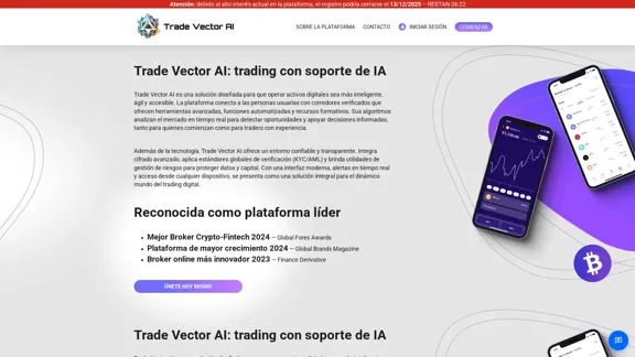 Trade Vector AI - Official crypto platform with AI 2025