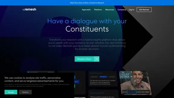 Remesh AI - Insights with Depth, Speed, and Quality
