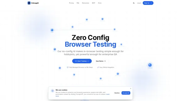 DebuggAI - Automatisierte Browser-Tests für jeden PR