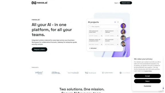 nexos.ai - 通过我们的AI网关简化您的LLM工作流程
