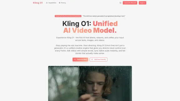 Kling O1 Особенности – Унифицированные инструменты видео на основе ИИ