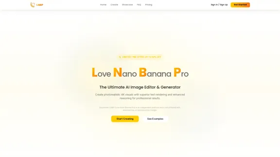 LNBP - Editor de Imagens AI Nano Banana Pro