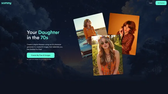 Somny - 从您的照片生成AI角色和图像