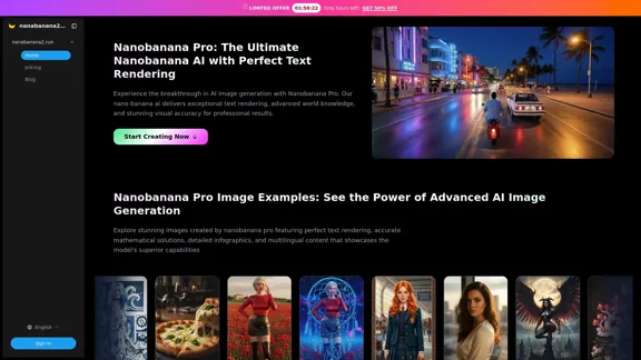 Nanobanana Pro - AI Image Generator with Perfect Text Display