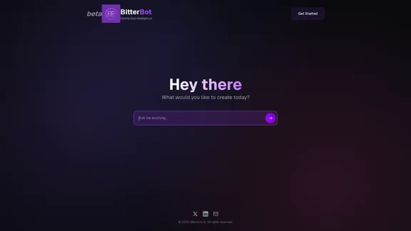 BitterBot - Your open-source AI helper for practical tasks.