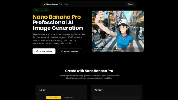 Nano Banana Pro - AI Image Creation Platform