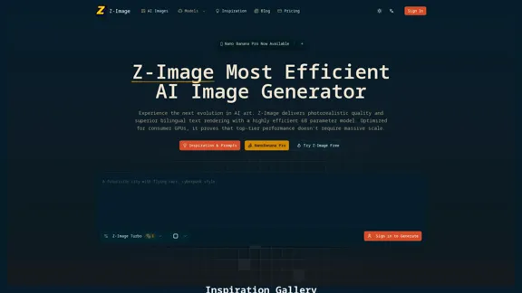 Z-Image - Free AI Image Generator for Converting Text to Images