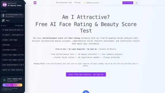 AmAttractive - AI Beauty Evaluation & Live PK Competitions
