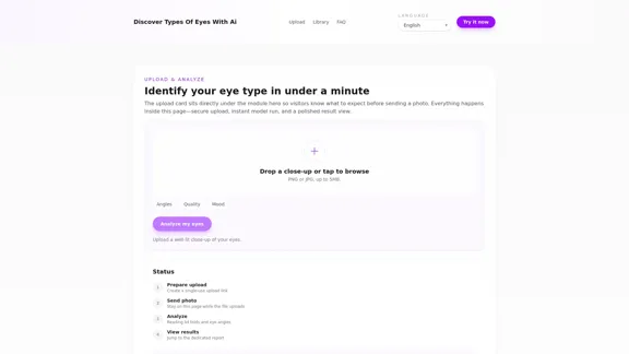 探索眼睛類型 - 使用人工智慧立即識別您的眼型
