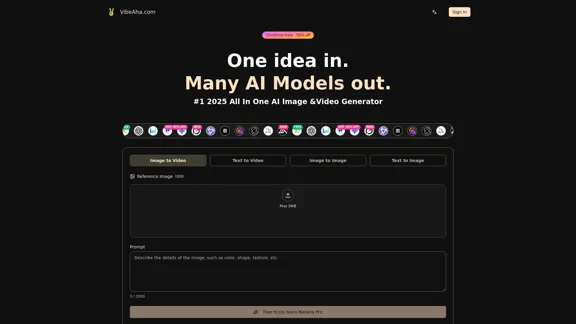 VibeAha - 一个想法，多个AI模型输出。