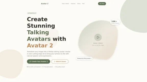 Avatar 2 - AIアバター生成ツール
