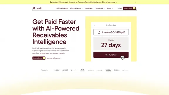Daylit - 売掛金および運転資本ソリューションのためのAIエージェント