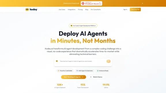 Kodey AI - 建立全天候運作的自主AI代理團隊