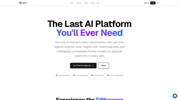 Sup AI - 你將永遠需要的最後一個人工智慧平台