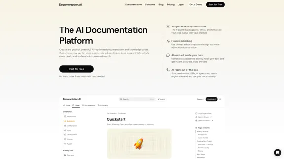 Documentation.AI - 人工智能文档与知识库软件