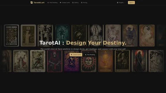 AI塔罗 - 即刻设计独特的塔罗牌
